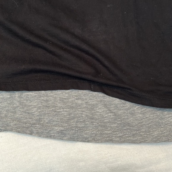 VINCE men lightweight navy and grey trim hoodie size small - Picture 8 of 8